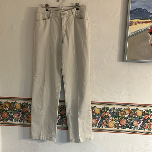 Lee Pants - Sale! Lee Relaxed Straight Leg At the Waist Chinos, Size 10 Long, Beige/Tan